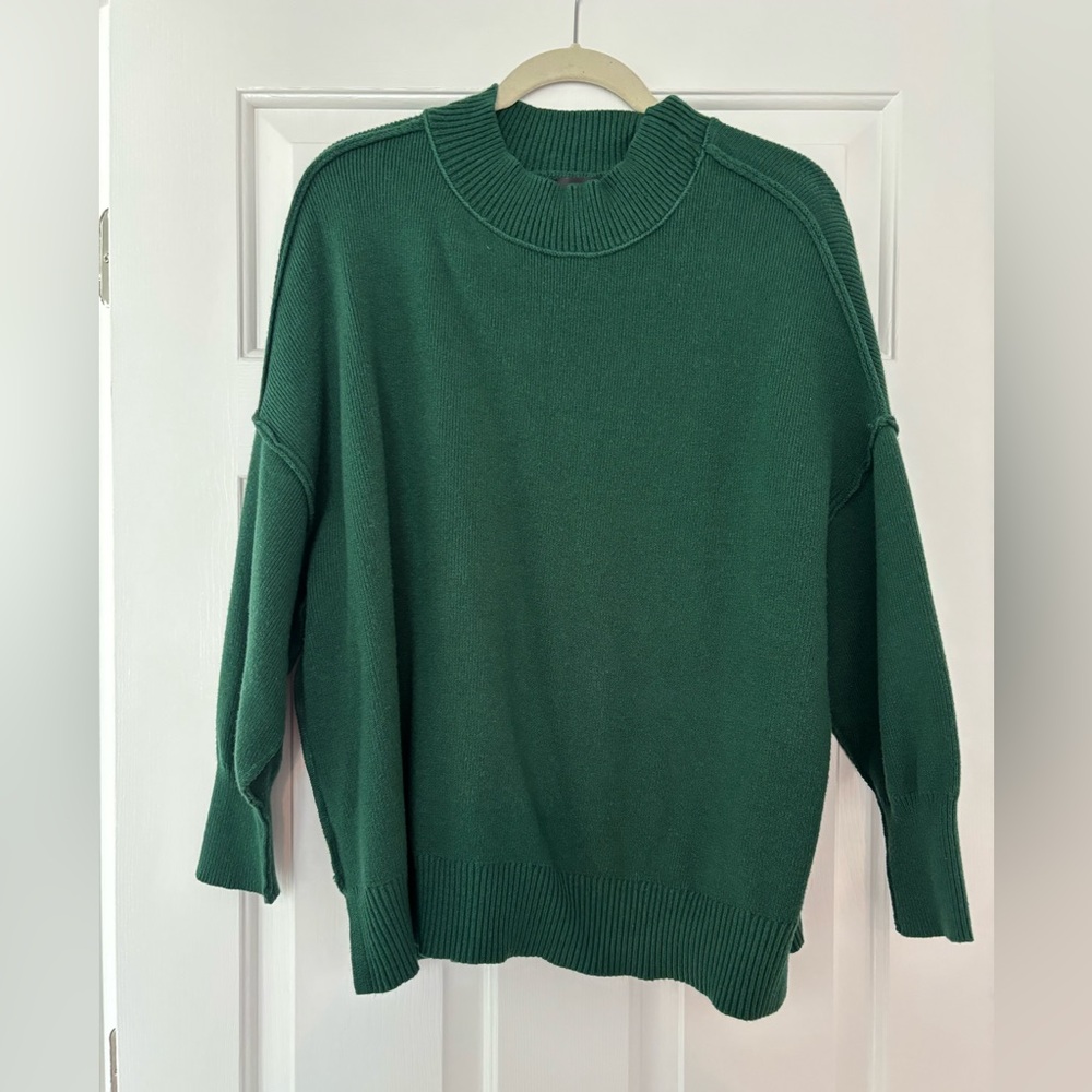 Green Crew Neck Sweater